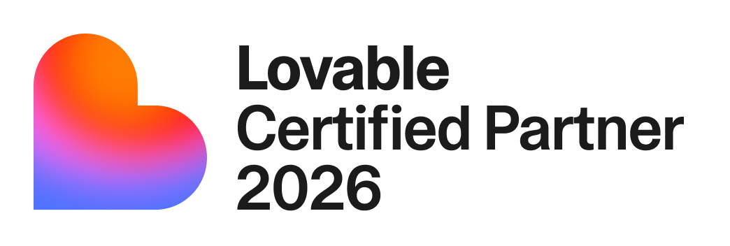 Lovable Certified Partner 2026 badge