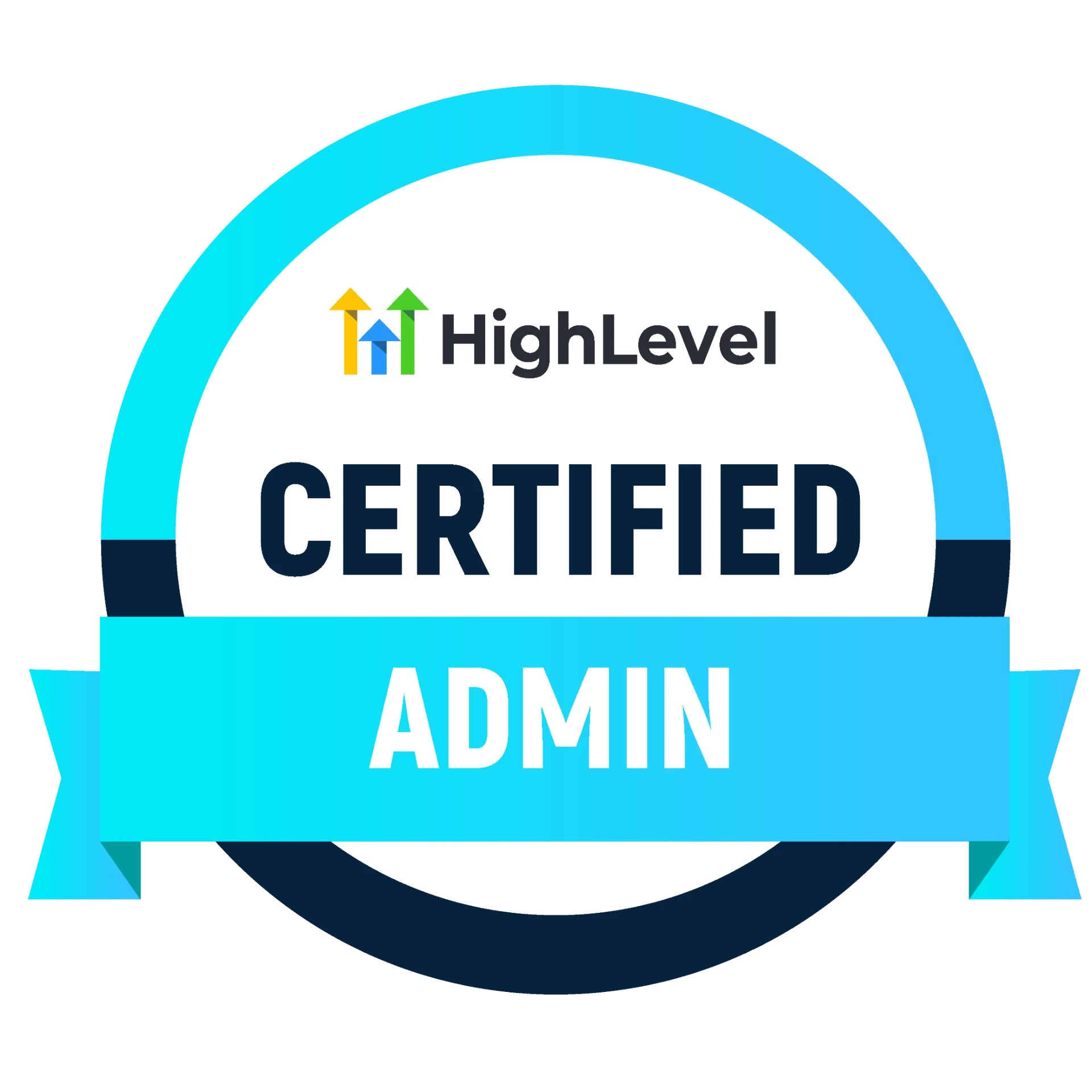 HighLevel Certified Admin badge