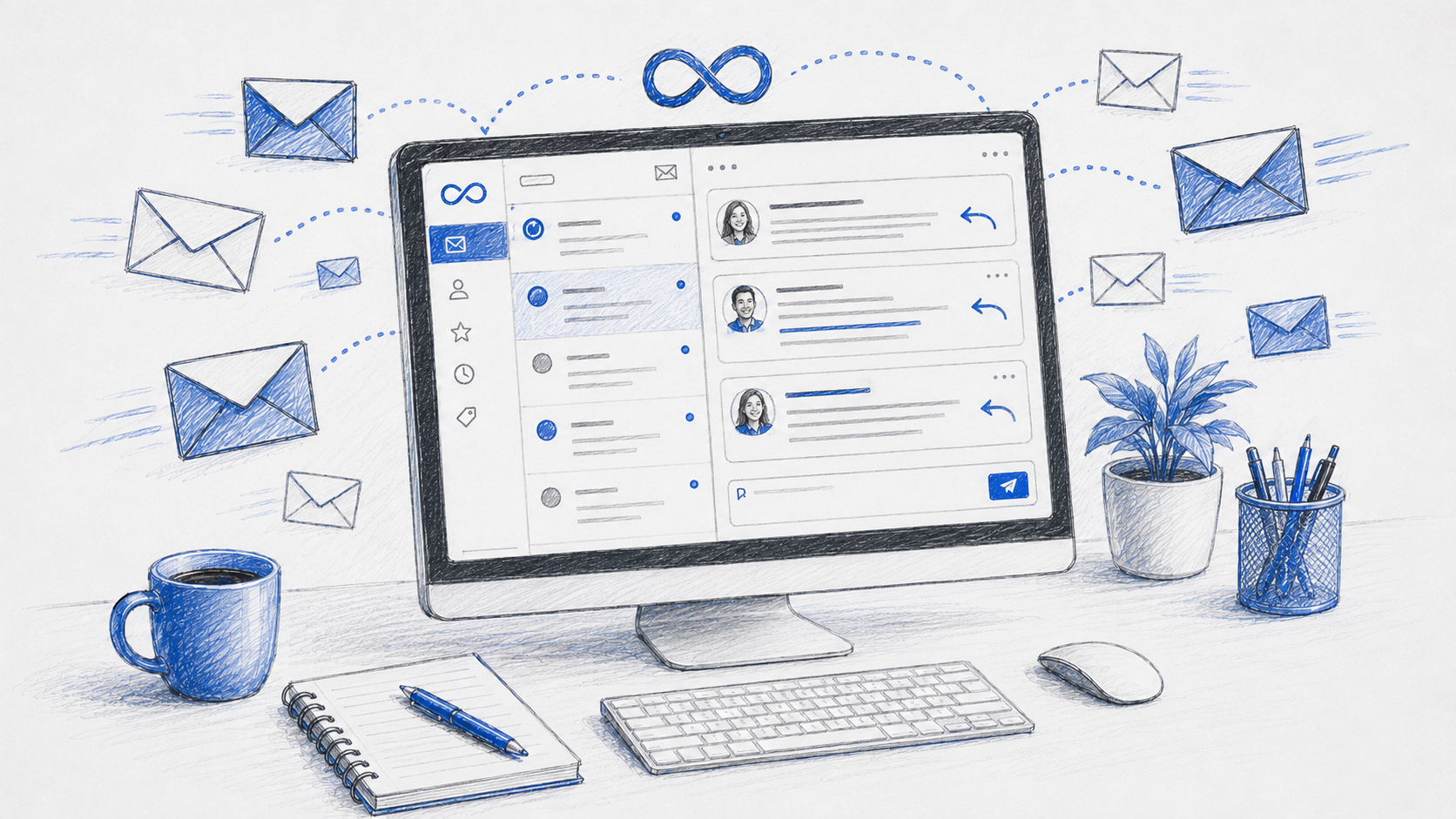 Unlimited email support inbox